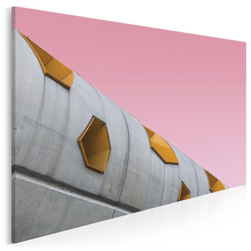 Millennial pink - nowoczesny obraz na płótnie - 120x80 cm