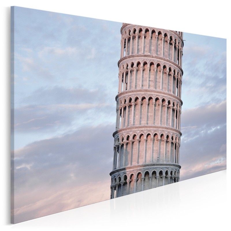 Krzywa wieża w Pizie - fotografia na płótnie - 120x80 cm