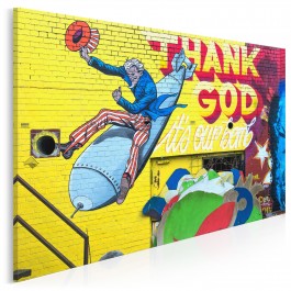 Thank God it's our bomb - fotografia na płótnie - 120x80 cm