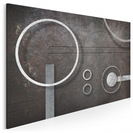 Stalowi giganci - nowoczesny obraz na płótnie - 120x80 cm