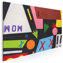 WOW! - nowoczesny obraz na płótnie - 120x80 cm