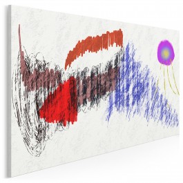 Dziecięca wrażliwość - nowoczesny obraz na płótnie - 120x80 cm