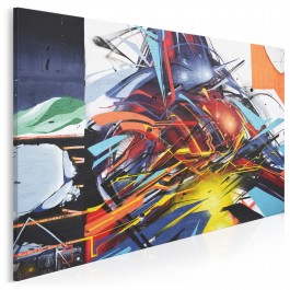 Starcie gigantów - nowoczesny obraz na płótnie - 120x80 cm Starcie gigantów - nowoczesny obraz na płótnie - 120x80 cm