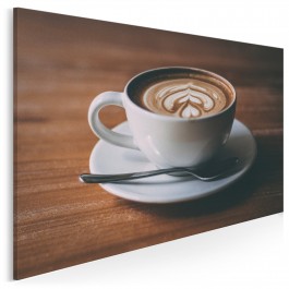 Kawowe love - fotoobraz do kuchni - 120x80 cm