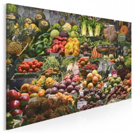 Na bazarku - fotoobraz do kuchni - 120x80 cm