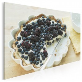 Leśna tarta - fotoobraz do kuchni - 120x80 cm