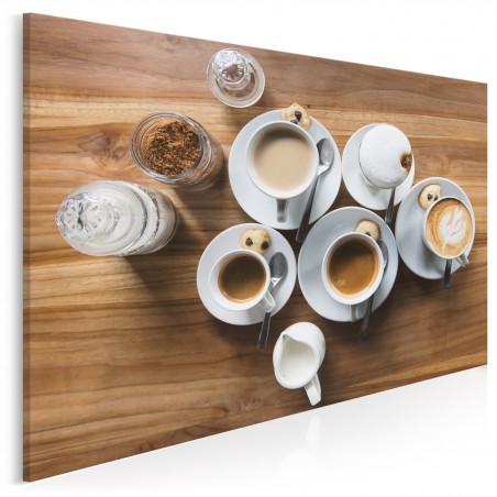 Cafè au lait - fotoobraz do kuchni - 120x80 cm