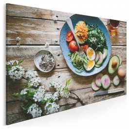 Uczta smakosza - fotoobraz do kuchni - 120x80 cm