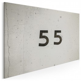 Numer 55 - nowoczesny obraz na płótnie - 120x80 cm Numer 55 - nowoczesny obraz na płótnie - 120x80 cm