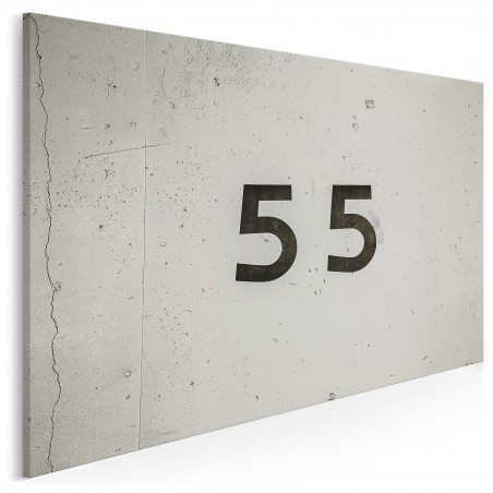 Numer 55 - nowoczesny obraz na płótnie - 120x80 cm