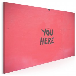 You here - fotografia na płótnie - 120x80 cm
