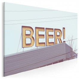 Beer! - nowoczesny obraz na płótnie - 120x80 cm Beer! - nowoczesny obraz na płótnie - 120x80 cm