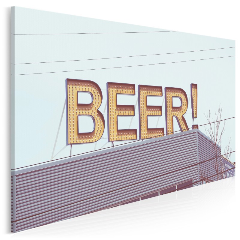 Beer! - nowoczesny obraz na płótnie Beer! - nowoczesny obraz na płótnie