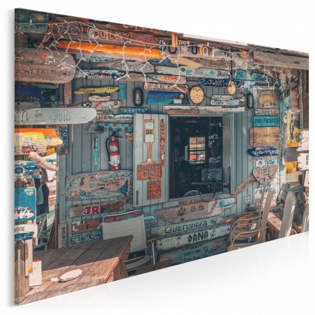 Przystań surferów - zdjęcie na płótnie - 120x80 cm