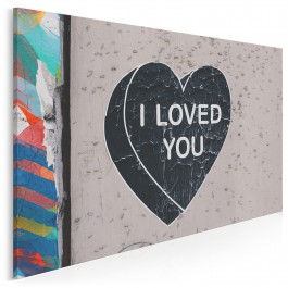 I loved you - nowoczesny obraz na płótnie - 120x80 cm