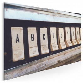 Od A do Z - fotografia na płótnie - 120x80 cm