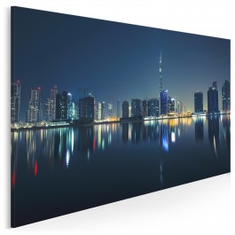 Wieżowce Dubaju - fotografia na płótnie - 120x80 cm Wieżowce Dubaju - fotografia na płótnie - 120x80 cm