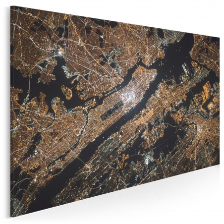 Siatka ulic - zdjęcie na płótnie - 120x80 cm