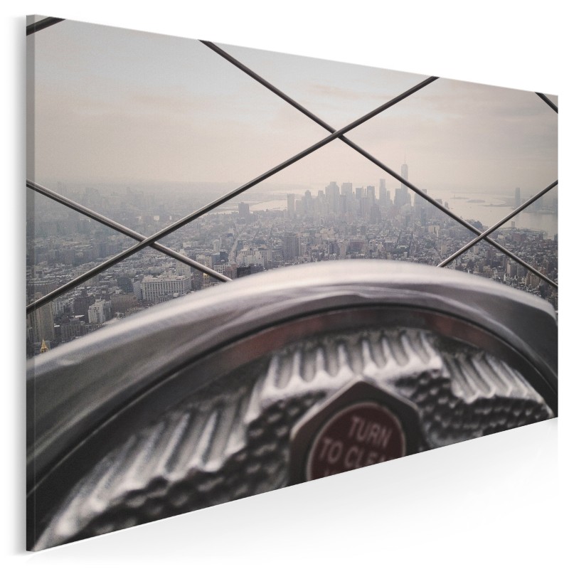 Widok z Empire State Building - nowoczesny obraz na płótnie - 120x80 cm