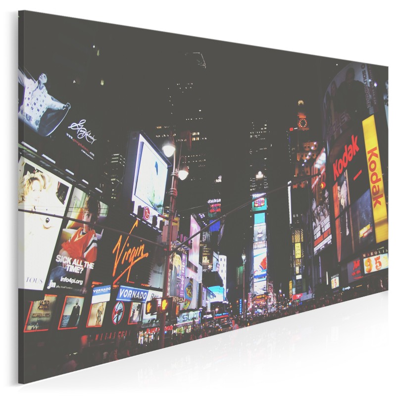 Time Square - nowoczesny obraz na płótnie - 120x80 cm