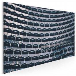 Heksagonalny kompleks - fotoobraz do sypialni - 120x80 cm Heksagonalny kompleks - fotoobraz do sypialni - 120x80 cm