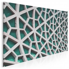 Betonowa sieć - fotoobraz do salonu - 120x80 cm Betonowa sieć - fotoobraz do salonu - 120x80 cm