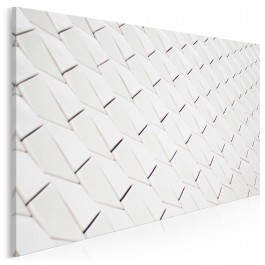Rytm bieli - fotoobraz na płótnie - 120x80 cm