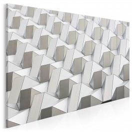 Pattern w bieli - zdjęcie na płótnie - 120x80 cm