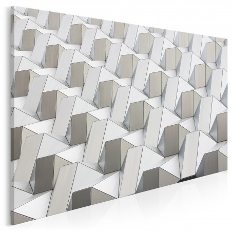 Pattern w bieli - zdjęcie na płótnie - 120x80 cm