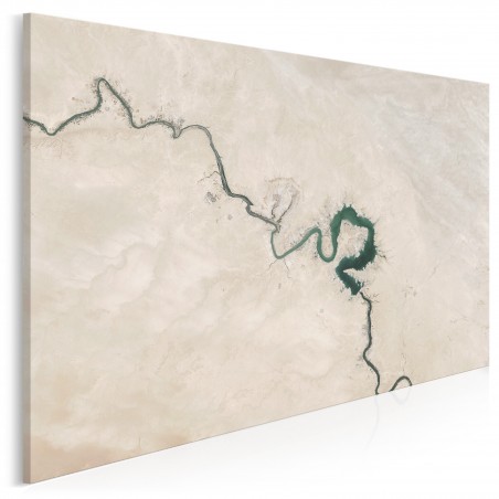 Życiodajna linia - fotoobraz do sypialni - 120x80 cm