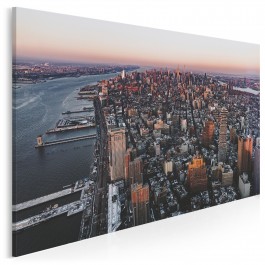 Między wodami Ameryki - nowoczesny obraz na płótnie - 120x80 cm