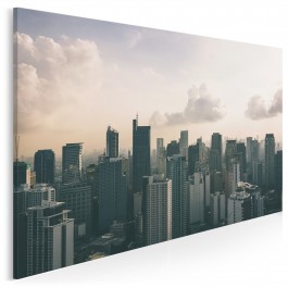 Chmury nad Seattle - fotoobraz do salonu - 120x80 cm