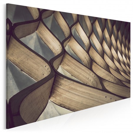Naturalny splot - nowoczesny obraz na płótnie - 120x80 cm