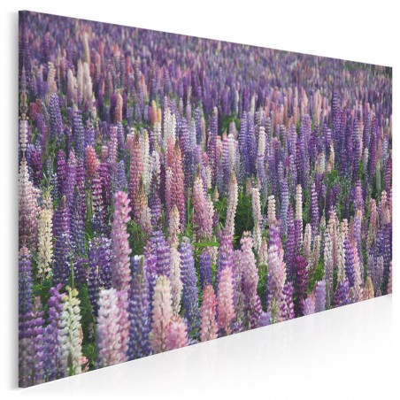 W tonie lawendy - fotoobraz do sypialni - 120x80 cm