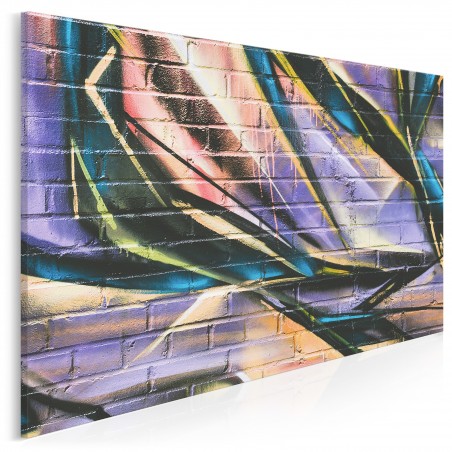 Ścienne graffiti - fotoobraz do sypialni - 120x80 cm