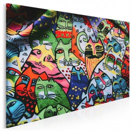 Koteły - nowoczesny obraz na płótnie - 120x80 cm