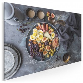 Wystawna przystawka - fotoobraz do kuchni - 120x80 cm