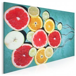 Kompozycja z cytrusami - fotoobraz do kuchni - 120x80 cm