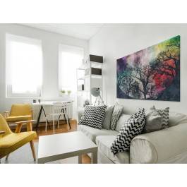 Magiczna pełnia - nowoczesny obraz do sypialni - 120x80 cm