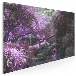 Tajemniczy ogród - fotoobraz do sypialni - 120x80 cm