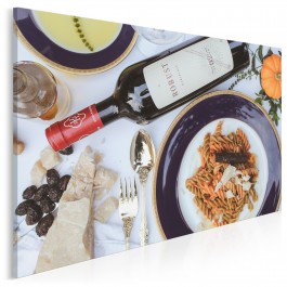 Wytworna kolacja - fotoobraz do kuchni - 120x80 cm