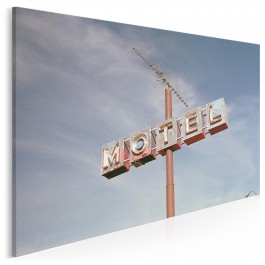 Przydrożny motel - zdjęcie na płótnie - 120x80 cm Przydrożny motel - zdjęcie na płótnie - 120x80 cm