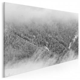 Dolina mgieł - nowoczesny obraz na płótnie - 120x80 cm