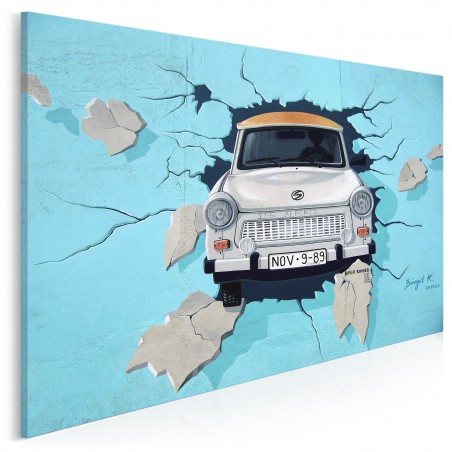 Wjazd na chatę - fotoobraz na płótnie - 120x80 cm