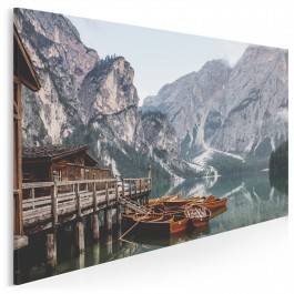 Górska przystań - fotoobraz na płótnie - 120x80 cm
