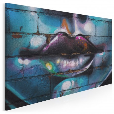 Mur milczenia - fotoobraz na płótnie - 120x80 cm