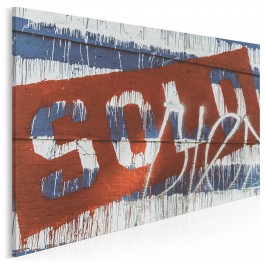Sold - nowoczesny obraz na płótnie - 120x80 cm Sold - nowoczesny obraz na płótnie - 120x80 cm