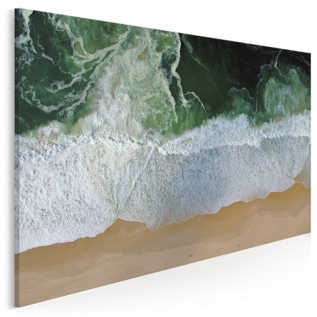 Na fali - nowoczesny obraz na płótnie - 120x80 cm