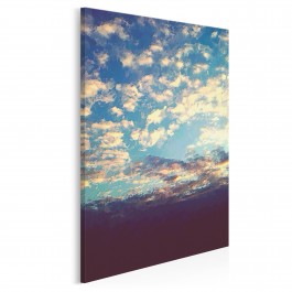 Niebo nad Wrocławiem - nowoczesny obraz na płótnie - 50x70 cm