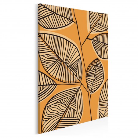 Jesienne barwy natury - nowoczesny obraz na płótnie - 50x70 cm